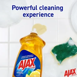 Ajax Ultra Super Degreaser Dish Soap, Lemon Scent, 52 fl. oz. (149861)