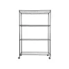 Sale Complete 4-Shelf Metal Unit, 48"W, Anthracite Black (ALESW604818BA) Shelving