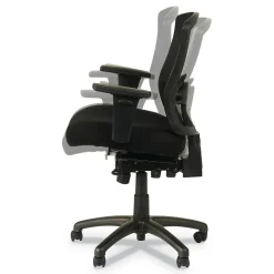Sale Etros Series Mesh Back Fabric Computer and Desk Chair, Black (ALEET4017) Office Chairs