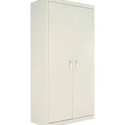 Hot Fixed Shelf Storage Cabinet, Putty, 4-Shelf, 36"W x 18"D x 72"H (ALECM7218PY) Storage Cabinets