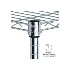 Clearance 6-Shelf Commercial Wire Shelving Kit, 72