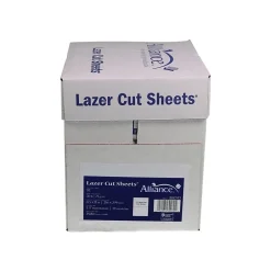 Discount 8.5" x 11" Perforated Paper, 20 lbs., 92 Brightness, 500 Sheets/Ream, 5 Reams/Carton (30070) Multipurpose Paper