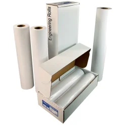 Outlet Wide Format Engineering Paper, 20 lb. Bond, 17" x 650', 4 Rolls Wide Format Paper
