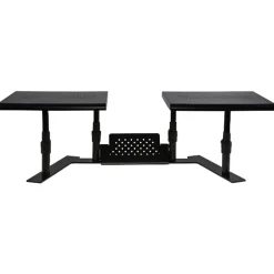 Allsop Metal Art ErgoTwin Dual Monitor Stand, Holds Up to 24