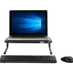 Allsop Metal Art Jr. Monitor Stand, Pearl Black (30165)* Monitor Mounts & Stands