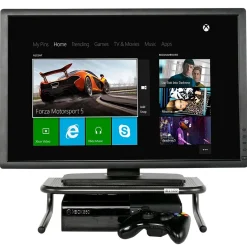 Allsop Metal Art Jr. Monitor Stand, Pearl Black (30165)* Monitor Mounts & Stands