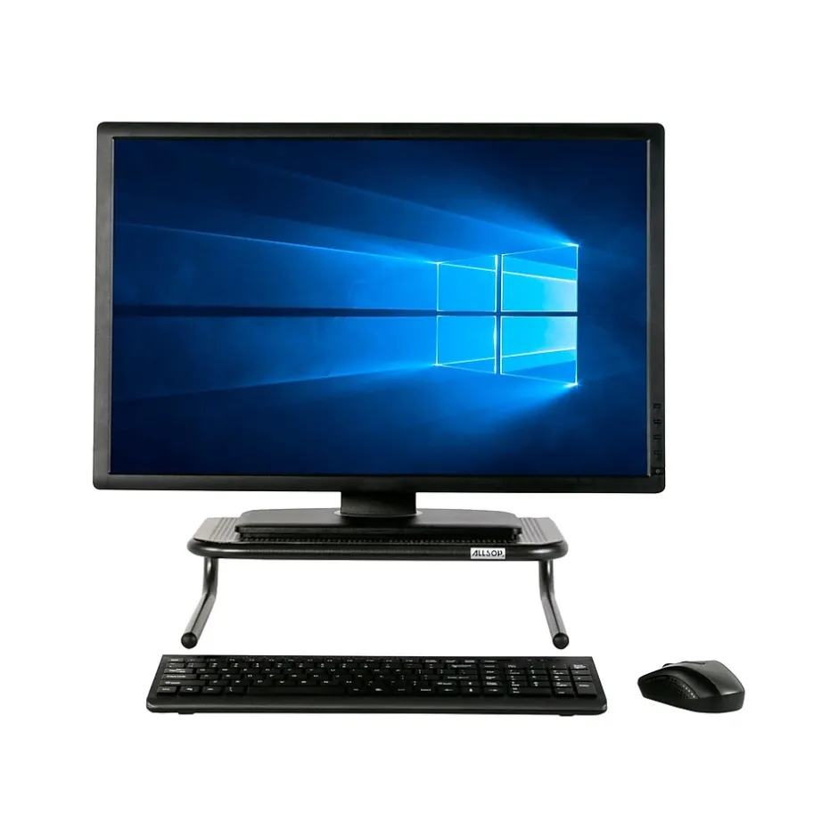 Allsop Metal Art Monitor Stand, Holds Up to 50 lbs., Black (ASP30336)* Monitor Mounts & Stands