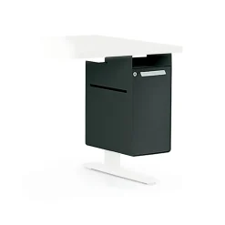 New Radii Undermount File Cabinet, Letter/Legal Size, Lockable, Flint (AUFH15N001) File Cabinets