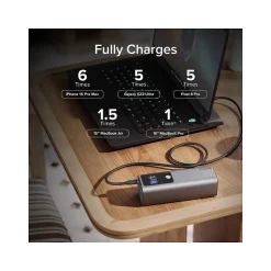 ALOGIC Ark USB Power Bank, 27000mAh, Silver (A27KPB140W)