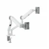 ALOGIC Glide Adjustable Dual Arms, Up to 35" Monitor, White (C32GMA2)* Monitor Mounts & Stands