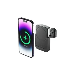 ALOGIC Matrix MagSafe Wireless USB-C Car Charger for Multiple Brands, Black (MSCCM)