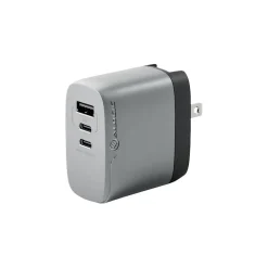 ALOGIC Rapid Power USB-A/USB-C Wall Charger for Multiple Brands, Space Gray/Black (WCM3X67-SGR)