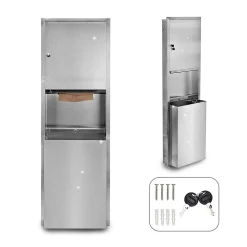 Alpine Industries Centerpull Paper Towel Dispenser, Stainless Steel (492)