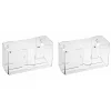 Alpine Industries Centerpull Paper Towel Dispenser, Clear, 2/Pack (432-CLR-2PK)