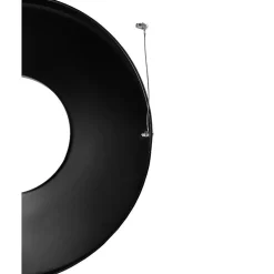 Alpine Industries Metal Trash Can, 38 Gallon, Black (479-38)