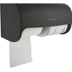 Alpine Industries Side-by-Side Double Roll Toilet Tissue Dispenser, Gray, 2/Pack (452-GRY-2PK)