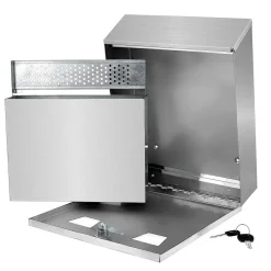 Alpine Industries Stainless Steel Outdoor Cigarette Receptacle (490-01-SS)