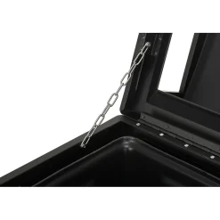 Alpine Industries Steel Outdoor Trash Can with Dome Lid, 40 Gallon, (ALP471-40-WD-GRY)