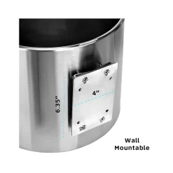 Alpine Industries Universal Wall Mounted Wet Wipe Dispenser, Stainless Steel (4777-W)
