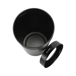 Alpine Industries Alpine Stainless Steel Trash Can, 27-Gallon, Matte Black (ALP475-27-BLK)