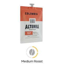 Keurig K-Cups<Alterra Colombia Coffee Flavia Freshpack, Medium Roast, 100/Carton (MDRA180)