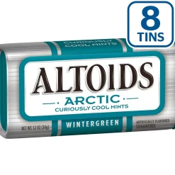 Gum & Mints<Altoids Arctic Sugar Free Wintergreen Mints, 9.6 oz., 8/Pack (209-00489)