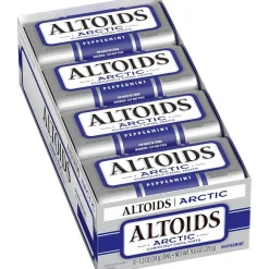 Gum & Mints<Altoids Sugar Free Peppermint Mints, 9.6 oz., 8 Pieces/Pack, 8/Box (209-00488)