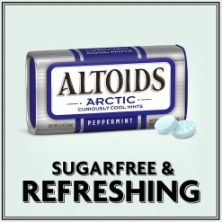 Gum & Mints<Altoids Sugar Free Peppermint Mints, 9.6 oz., 8 Pieces/Pack, 8/Box (209-00488)