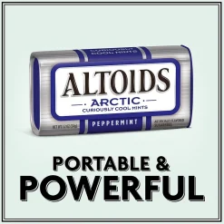 Gum & Mints<Altoids Sugar Free Peppermint Mints, 9.6 oz., 8 Pieces/Pack, 8/Box (209-00488)