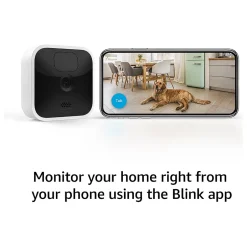 Security Cameras & Systems<Blink Amazon Wireless Indoor Security Camera, One Camera Kit, White/Black (B07X4BCRHB)