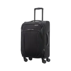 American Tourister 4 KIX 2.0 23.5" Carry-On Suitcase, 4-Wheeled Spinner, Black (142352-1041)
