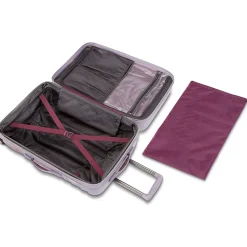 American Tourister Cascade 22" Hardside Carry-On Suitcase, 4-Wheeled Spinner, Purple Haze (143244-4321)