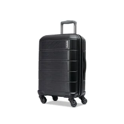 American Tourister Stratum 2.0 22" Hardside Carry-On Suitcase, 4-Wheeled Spinner, Jet Black (142348-1465)