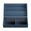 Outlet Tyler 36"H 5-Shelf Bookcase, Navy Particle Board (4947837COM) Bookcases