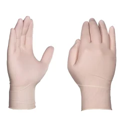 Ammex Professional GPPFT Powder Free Latex Exam Gloves, Ivory, Medium, 100/Box, 10Box/Carton (GPPFT44100XX)