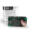 Ammex X3 Poly Food Safe Industrial Gloves, Latex Free, Large, Clear, 500/Box, 20 Boxes/Carton (PGLOVE-L-500XX)