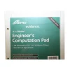 Hot ® Computation Pad, Quad Ruled, 11" x 8 1/2", Green (42-142) Classroom Paper