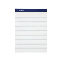 Ampad Evidence Notepad, 8.5" x 11.75", Wide Ruled, White, 50 Sheets/Pad, 12 Pads/Pack (TOP20-170) Hot