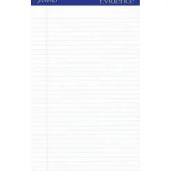 Ampad Evidence Notepad, 8.5" x 14", Wide Ruled, White, 50 Sheets/Pad, 12 Pads/Pack (TOP 20-320) Hot