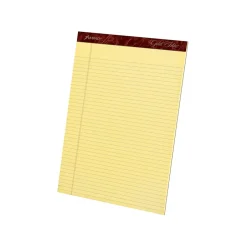 Ampad Gold Fibre Notepads, 8.5" x 11.75", Narrow Ruled, Canary, 50 Sheets/Pad, 12 Pads/Pack (TOP 20-022) Discount