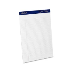 Ampad Gold Fibre Notepads, 8.5" x 11.75", Narrow Ruled, White, 50 Sheets/Pad, 12 Pads/Pack (TOP 20-072) Hot