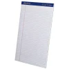 Ampad Gold Fibre Notepads, 8.5" x 14", Wide Ruled, Ivory, 50 Sheets/Pad, 12 Pads/Pack (TOP 20-080R) New