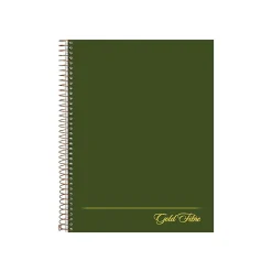 Ampad Gold Fibre Subject Notebooks, 7.25" x 9.5", Cornell, 84 Sheets, Green (20-816) Best
