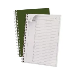 Ampad Gold Fibre Subject Notebooks, 7.25" x 9.5", Cornell, 84 Sheets, Green (20-816) Best
