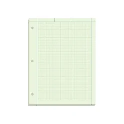 Ampad Graph Pad, 8.5" x 11", Graph Ruled, Green Tint, 200 Sheets/Pad (22-144) Best