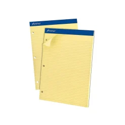 Ampad Notepad, 8.5" x 11.75", Narrow, Canary, 100 Sheets/Pad (TOP 20-246) Online