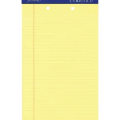 Ampad Notepad, 8.5" x 14", Wide Ruled, Canary, 50 Sheets/Pad, 12 Pads/Pack (20-233) Online