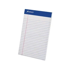 Ampad Notepads, 5" x 8", College, White, 50 Sheets/Pad, 12 Pads/Pack (TOP20-304) Best