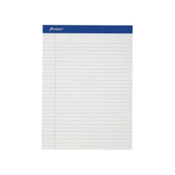 Ampad Notepads, 8.5" x 11", Wide, White, 50 Sheets/Pad, 12 Pads/Pack (TOP20-320) Online