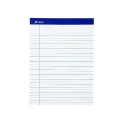 Ampad Perforated Notepads, 8.5" x 11.75", Wide Ruled, White, 50 Sheets/Pad, 12 Pads/Pack (TOP 20-360) Online
